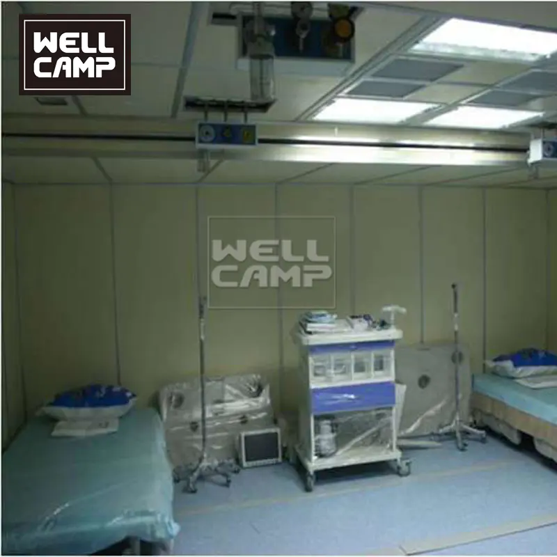 Movable Container Hospital for Coronavirus Covid-19 Butterfly Expandable Flat Pack Container House