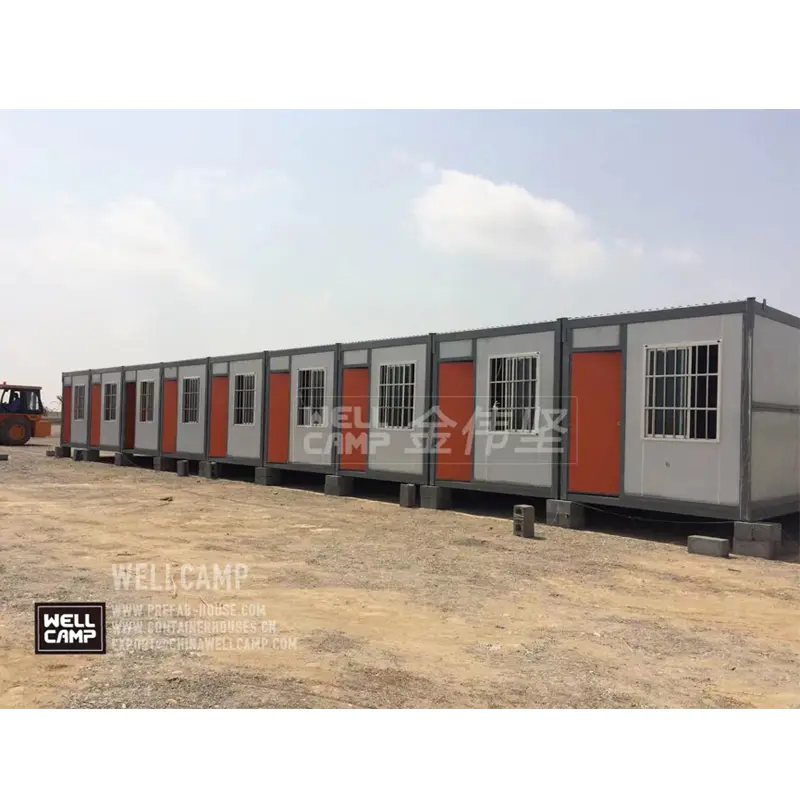 Aman Standard Mobile Folding Container House Durable Easy Assemble Sandwich Panel Labor Camp Prefabricated Prefab House