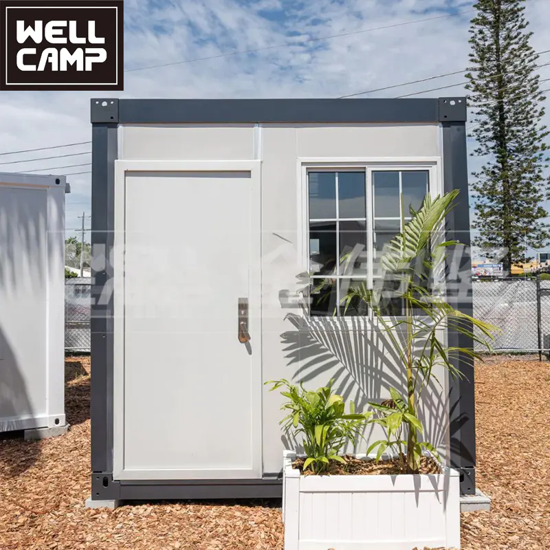 Why choose 20ft Brand New Quick Build WELLCAMP Folding Flat Pack container house?