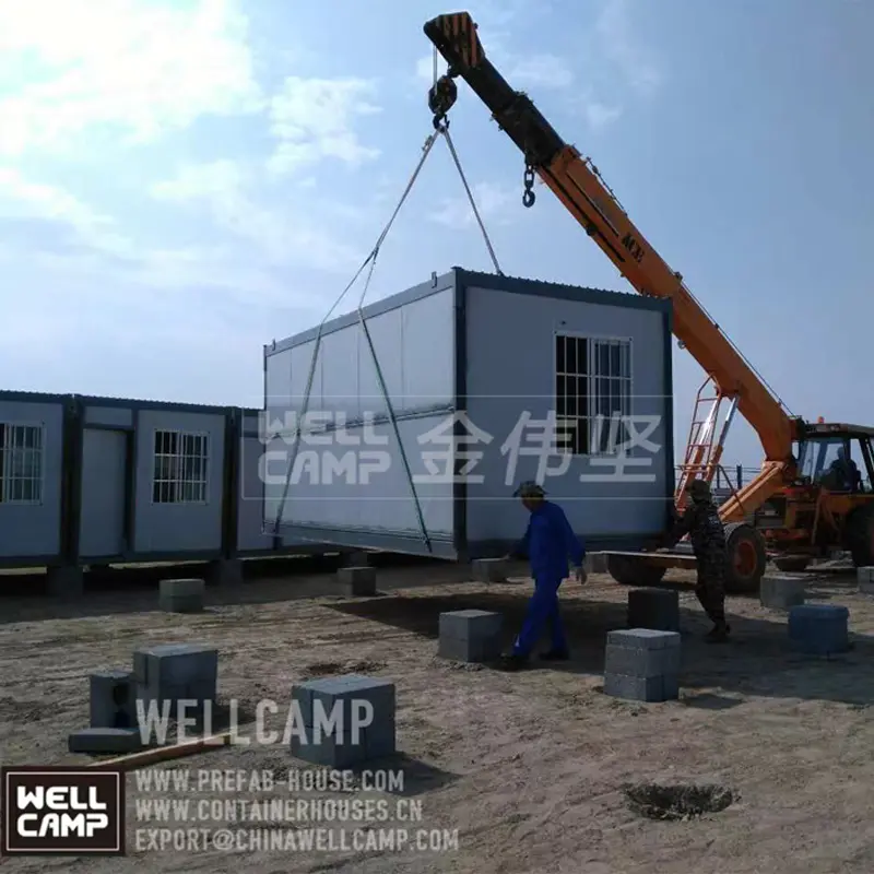 Malaysia Folding Container House Foldable House To Live In With Bathroom Easy Installation Labor Camp Portable Dormitory