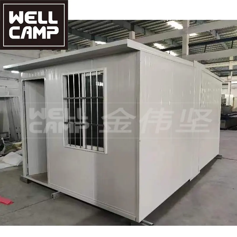 WELLCAMP Expandable Tiny House for Foldable House Folding House Office Shop Dormitory Easy Install Low cost Indonesia Malaysia