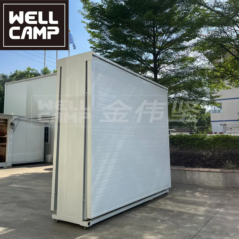 WELLCAMP Expandable Tiny House for Foldable House Folding House Office Shop Dormitory Easy Install Low cost Indonesia Malaysia