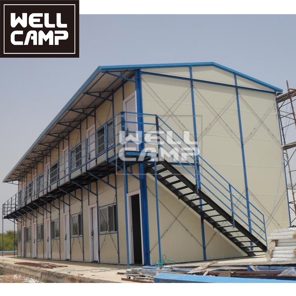 product-WELLCAMP Cheap prefab house prefabricated living K house labor camp durable steel structure 