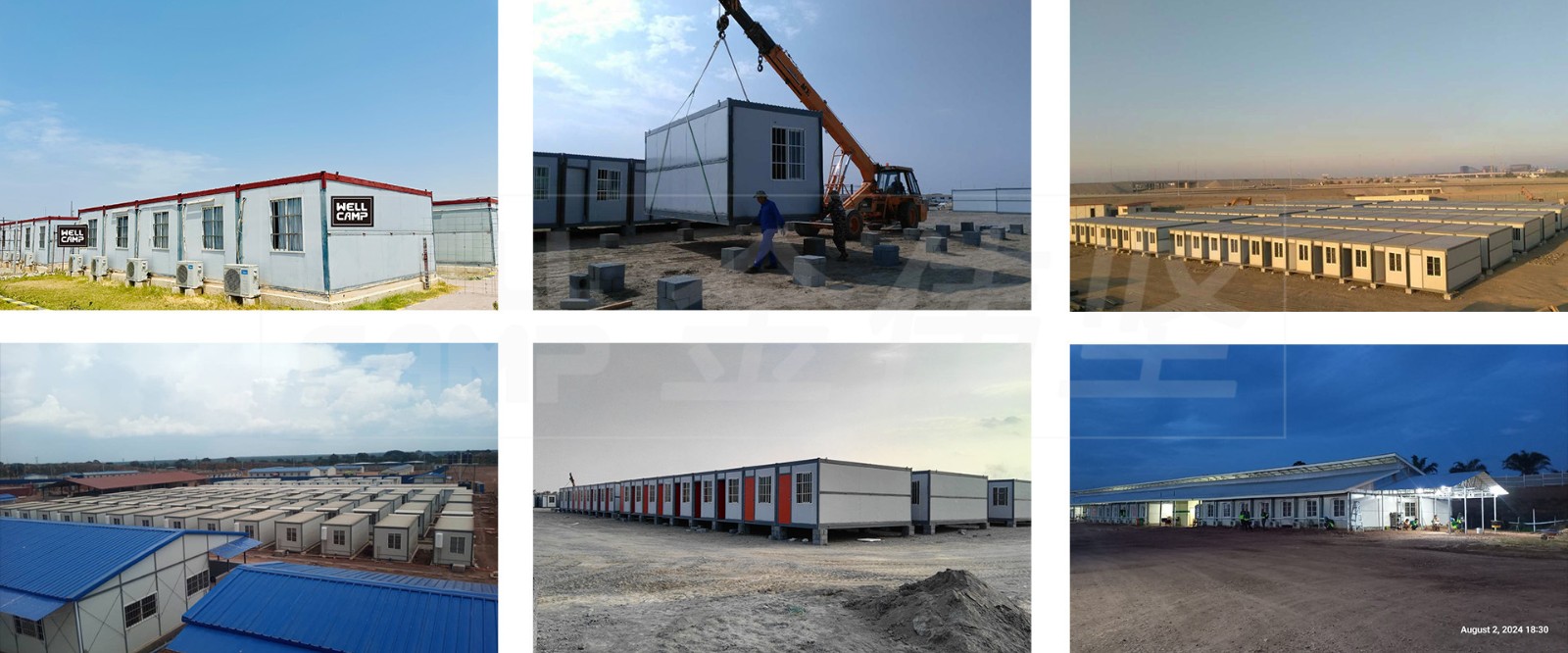 news-WELLCAMP-Large-scale prefabricated dormitories of more than 500 people - container house projec