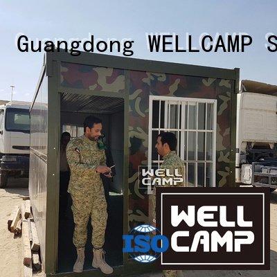 WELLCAMP Brand worker foldable container house solar family