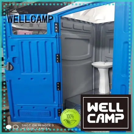 panel sandwich plastic portable toilet WELLCAMP manufacture