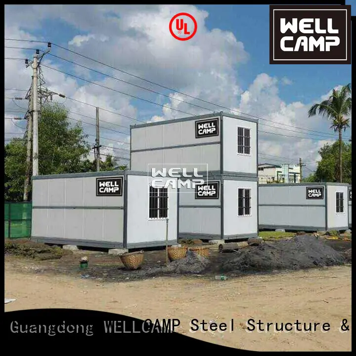 Wholesale worker foldable container house low WELLCAMP Brand