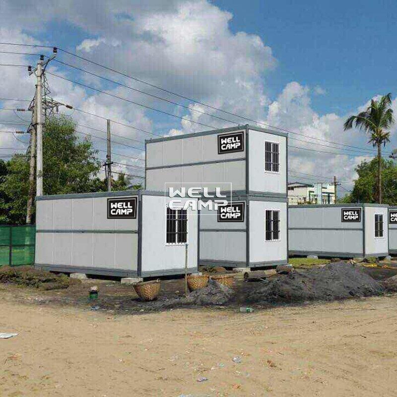 Prefabricated IEPS Sandwich Panel Foldable Container House Single Wide Mobile Homes For Sales- F02