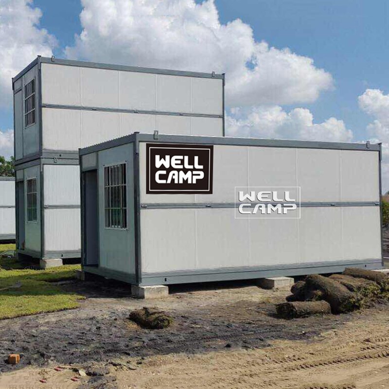 WELLCAMP Prefabricated IEPS Sandwich Panel Foldable Container House F02 Folding Container House image59