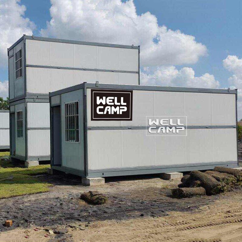 Prefabricated IEPS Sandwich Panel Foldable Container House Single Wide Mobile Homes For Sales- F02
