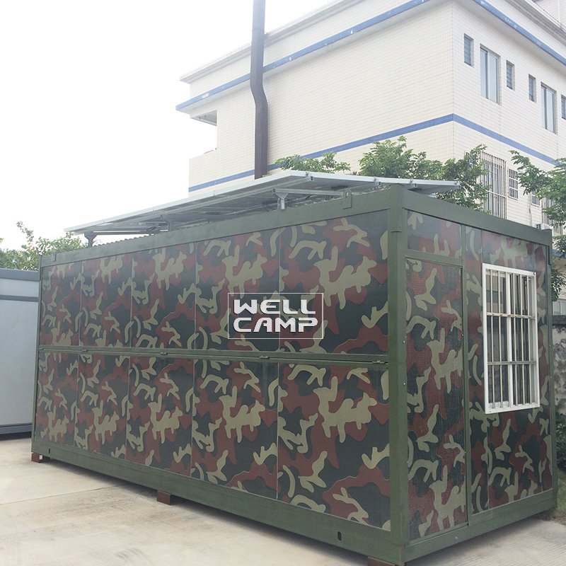WELLCAMP Folding Container House with Easy Housing Electrical System & Solar Panel -F06 Folding Container House image39