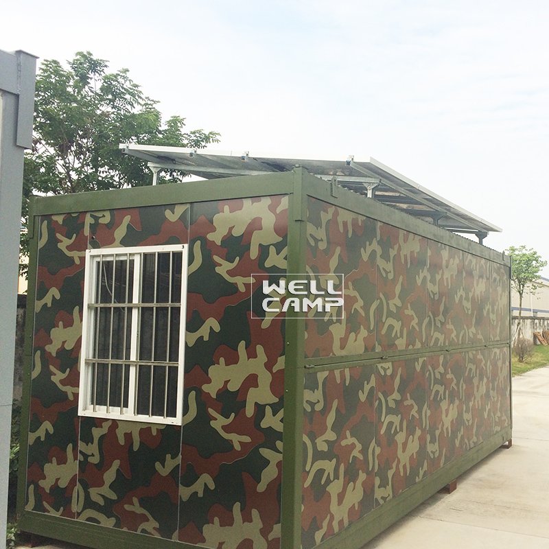 WELLCAMP Folding Container House with Easy Housing Electrical System & Solar Panel -F06 Folding Container House image55