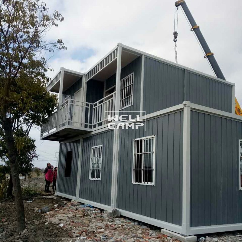 WELLCAMP Eco Friendly Two Floor Detachable Container House for Office & Living -D03 Detachable Container House image50