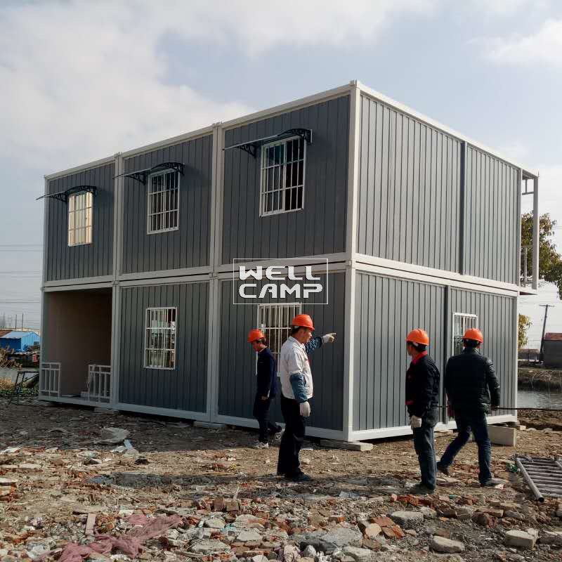 WELLCAMP Eco Friendly Two Floor Detachable Container House for Office & Living -D03 Detachable Container House image50