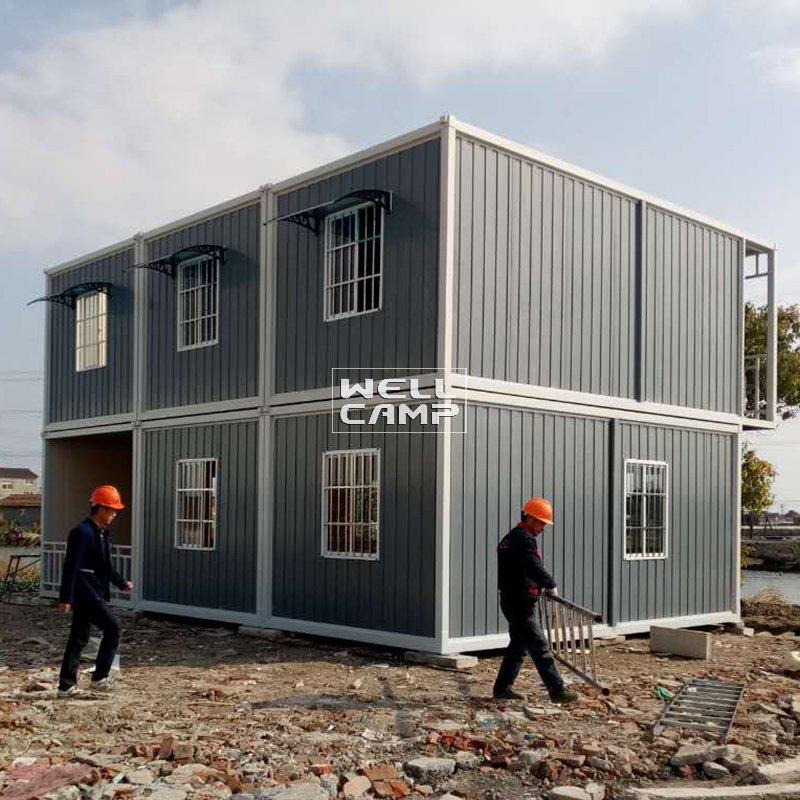 Eco Friendly Two Floor Detachable Container House for Office & Living  Two Story Manufactured Homes-D03