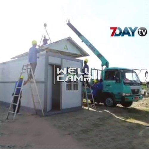 One Bedroom Fireproof Prefab Folding Container House Villa for Holiday Resort Cost Of Prefabricated Houses  -V11