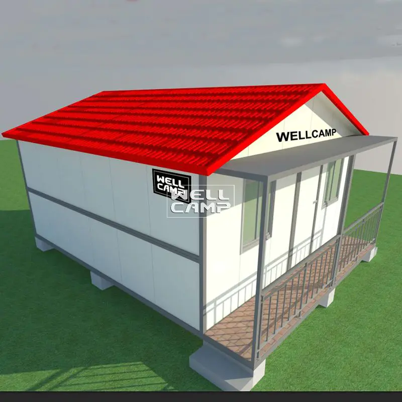 prefabricated office Easy Installation Kit Two Bedrooms Prefabricated Folding Villa House -V02 information