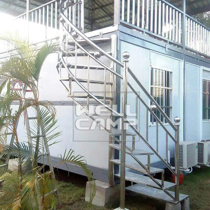 Prefabricated Two Floors Folding  Resort Container House Villa  Prefab Modern Farmhouse and Prefab Guest House -V11