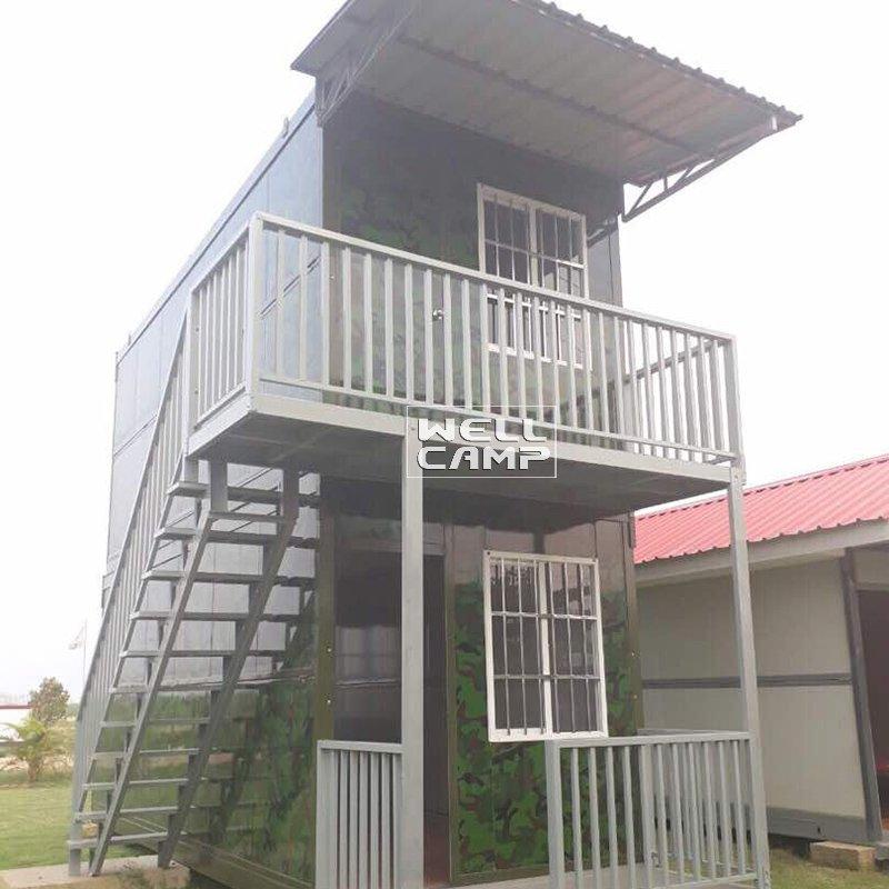 Esay Fixed Two Levels Folding Container Villa for Family Home Modular House Prices Container House Builders -V04