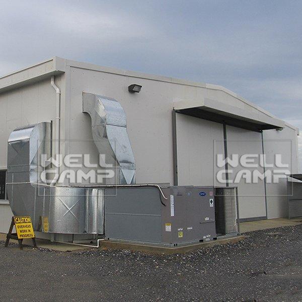 Prefabricated Light Steel Structure Warehouse with EPS Sandwich Panel Cheap Manufactured Canteen Project-W01