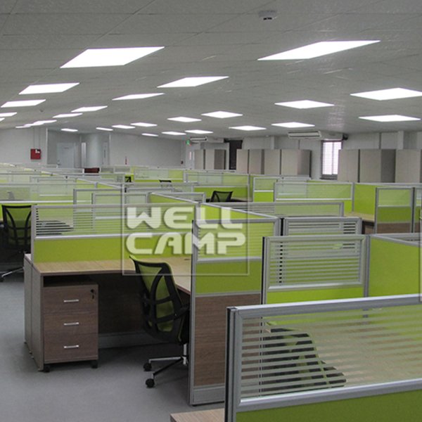 Single Steel Sheet or Sandwich Panel Steel Structure Canteen & Office Modern Prefab Warehouse for sale -W02