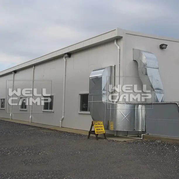 Large-Span Panel Prefab Light Steel Structure Workshop Frame & Warehouse Prefabricated Construction For Storage Room -W03