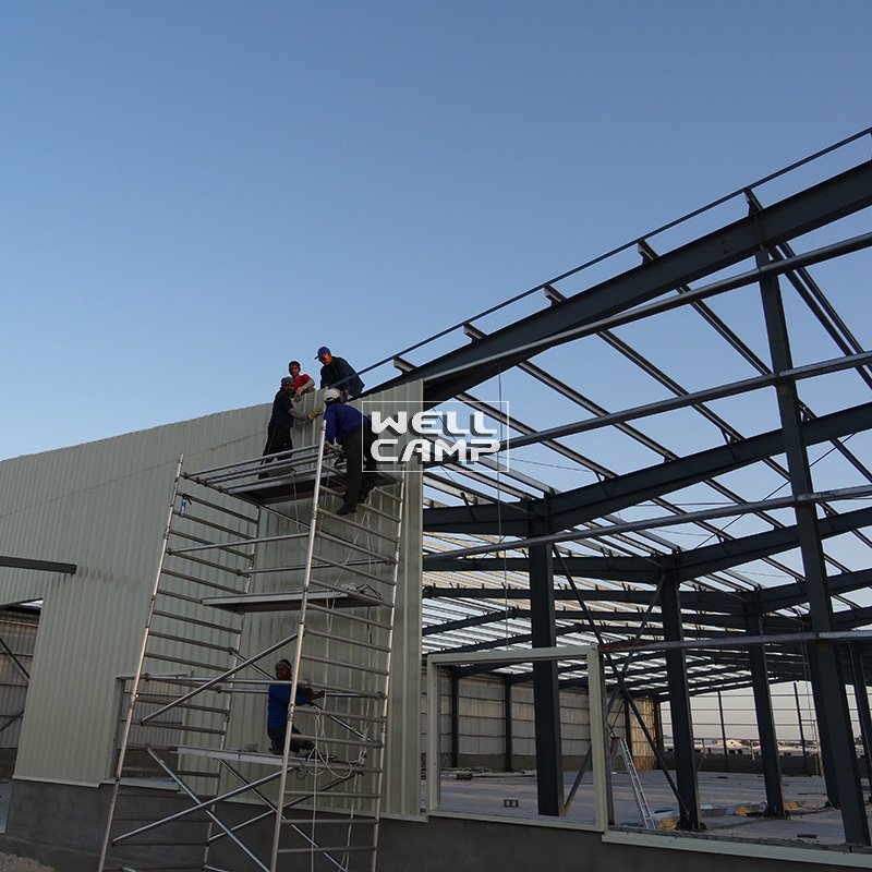 Multifunctional Industrial Prefab Steel Structure Building Shed Warehouse Modern Manufactured Warehouse  -W04