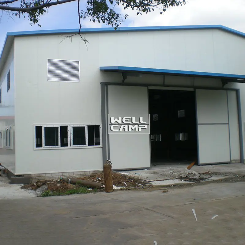 Pre-Engineered Two Floor Light Steel Structure Warehouse for Storage Steel  And Panel Workshop -W05