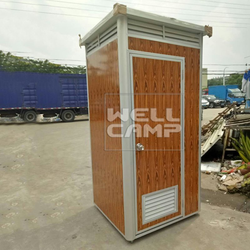 EPS Wooden Color Movable Portable Toilet Container Communal Facilities Small Prefab Cabins Sitting Toilet -T02