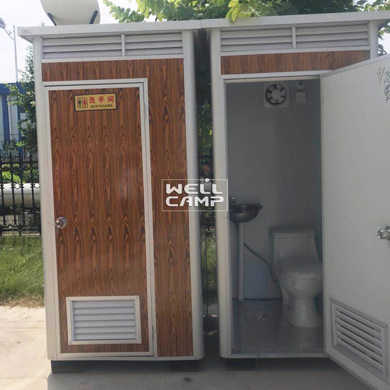 WELLCAMP EPS Wooden Color Movable Protable Toilet Container Communal Facilities -T02 Portable Toilet image31