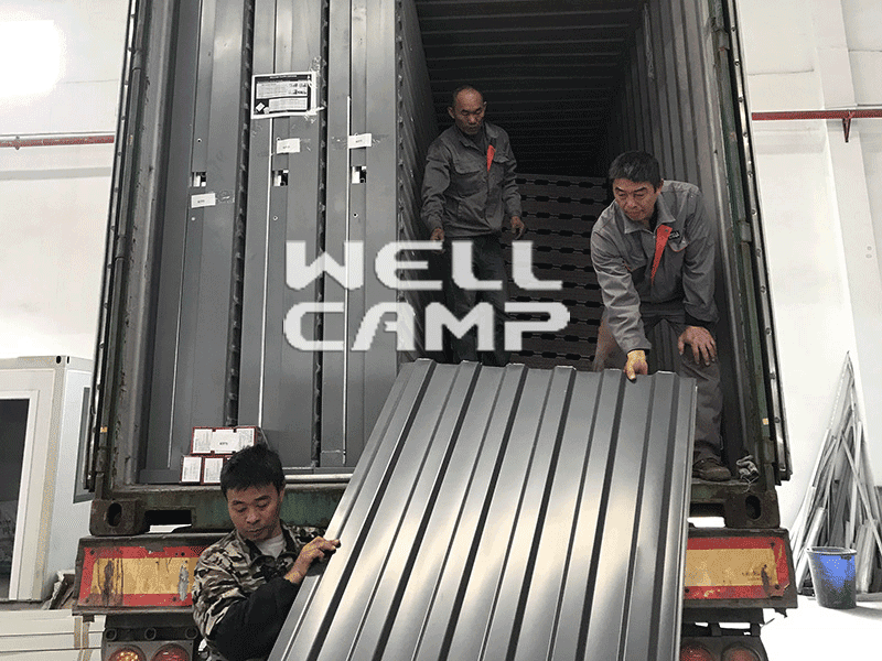 WELLCAMP Brand prefab slpendid folding container villa