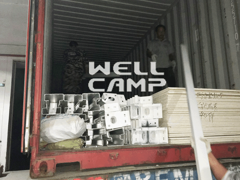 WELLCAMP Brand prefab slpendid folding container villa