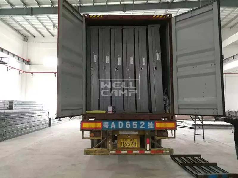 WELLCAMP Brand modern prefab prefabricated foldable container panel
