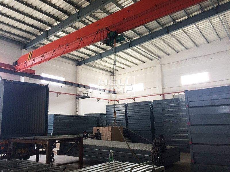 storey electrical WELLCAMP Brand foldable container house factory