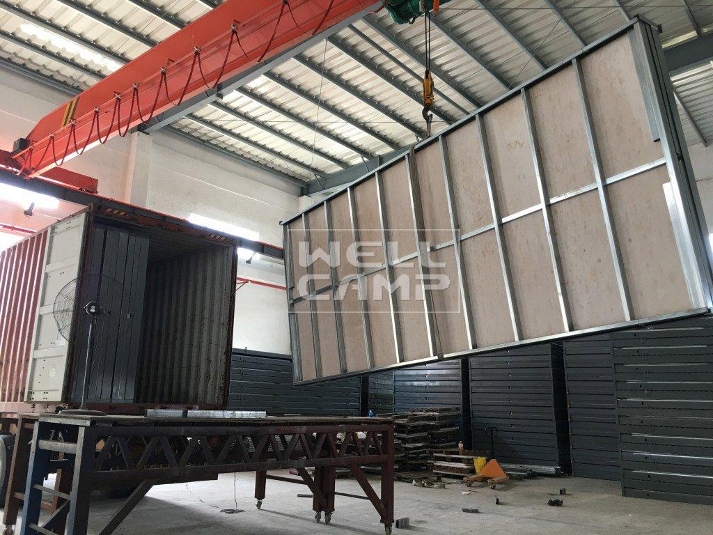 housing cost modern foldable container house WELLCAMP