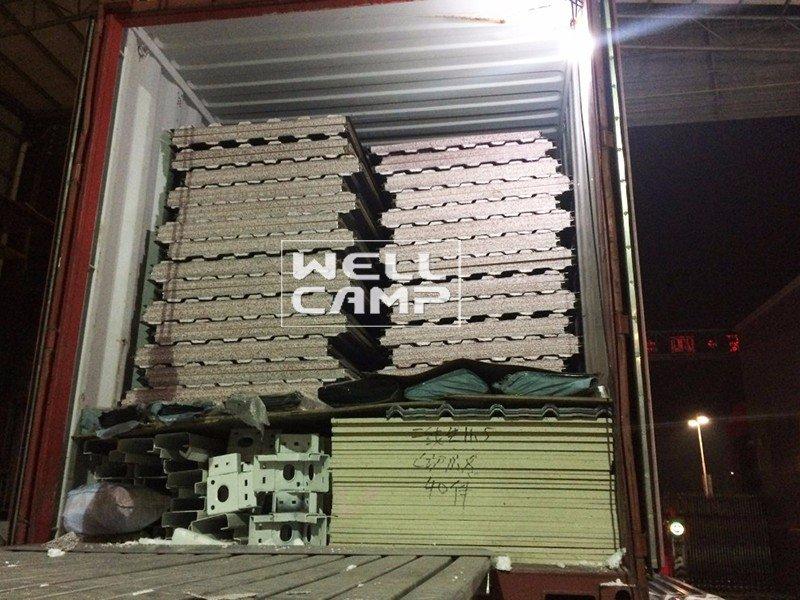 prefabricated container house 50mm container OEM container house for sale WELLCAMP