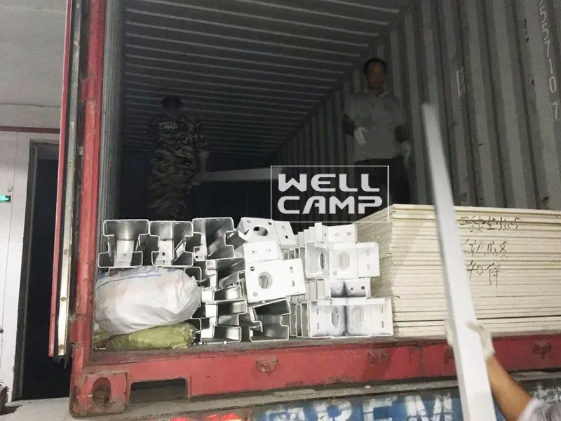 Hot prefabricated container house container container house for sale cross WELLCAMP