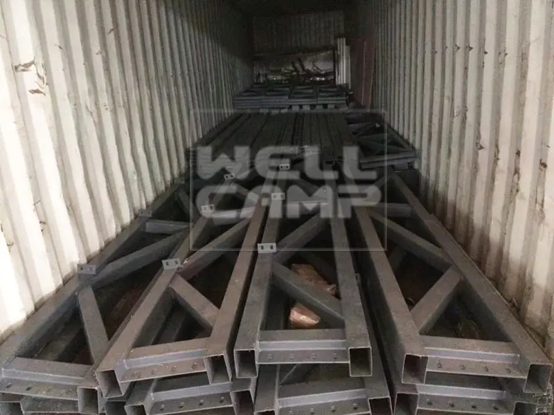 steel chicken farm storage structrual OEM steel warehouse WELLCAMP