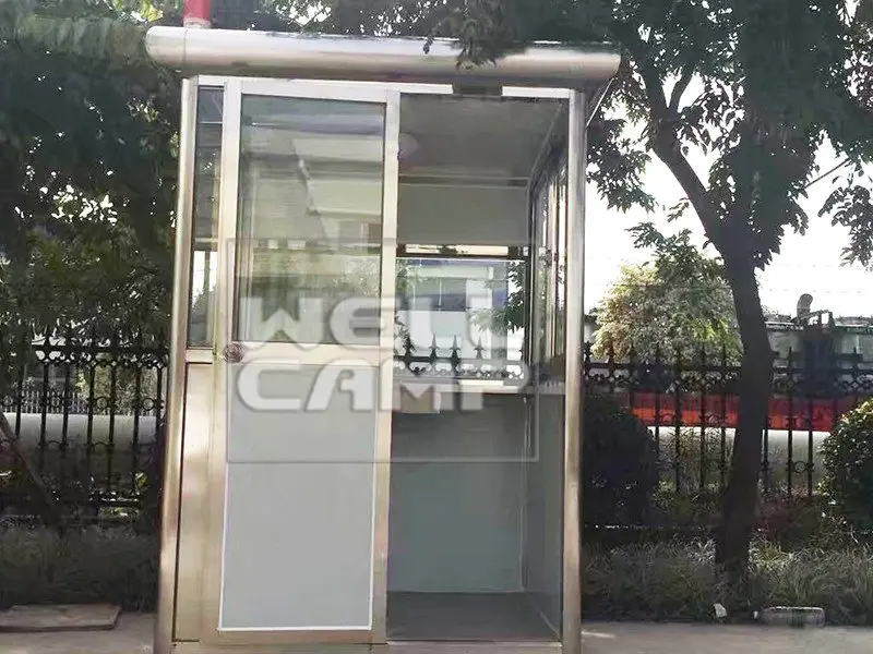 WELLCAMP Brand steel shipping kiosk security booth waterproof