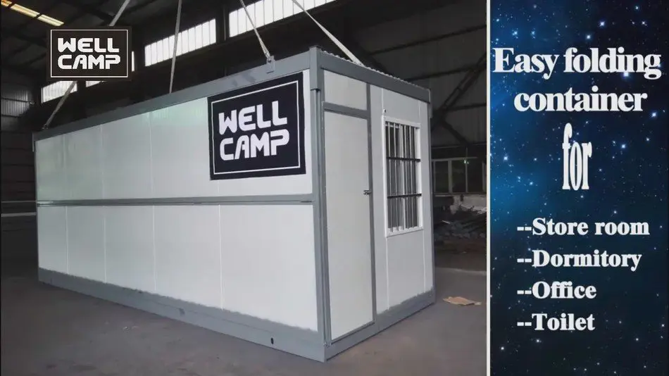 2016 Wellcamp New Style Easy Folding Container House