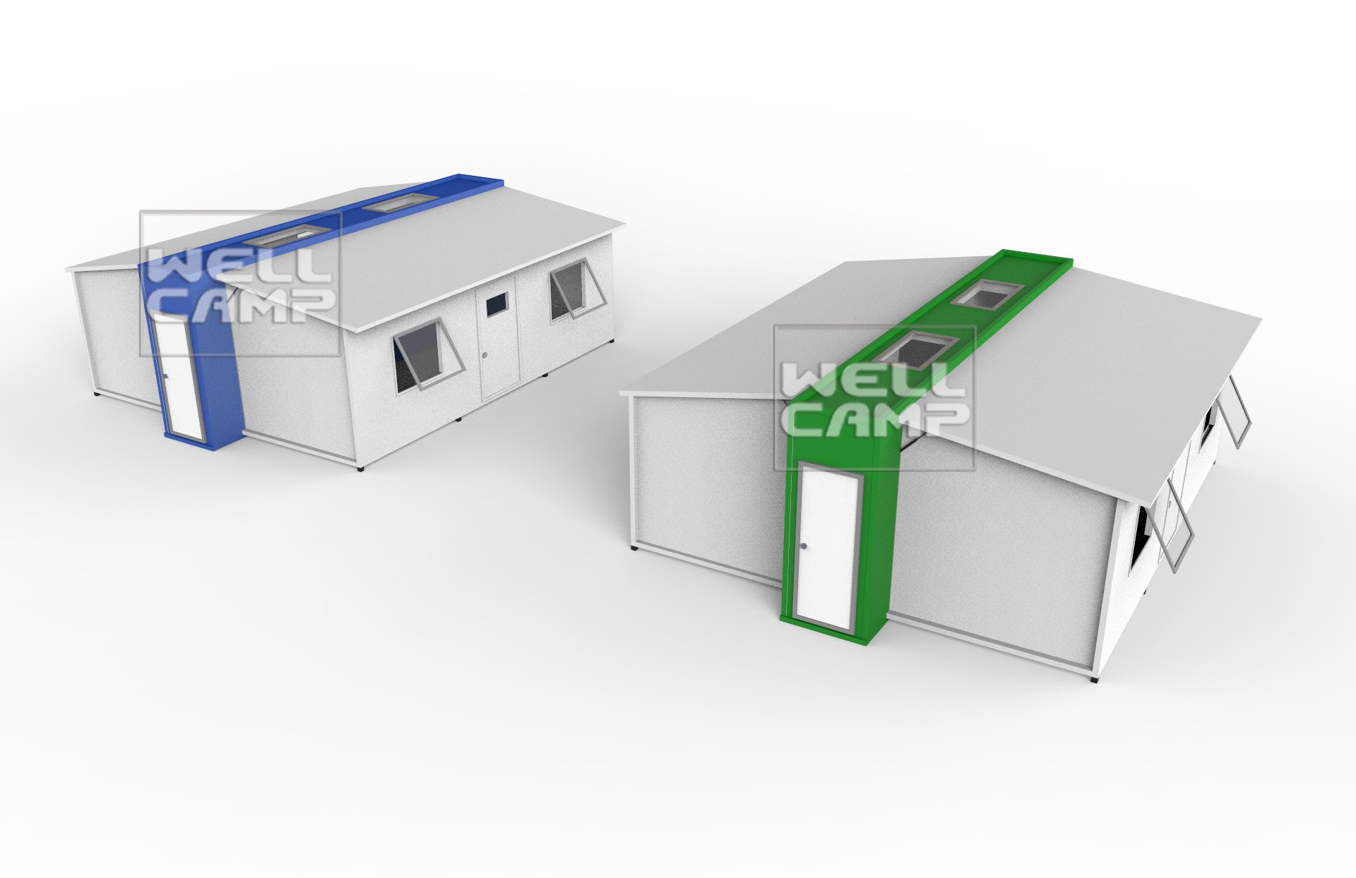 WELLCAMP Expandable Container Shelters House for Family & Student Dormitory E-01 Expandable Container House image12