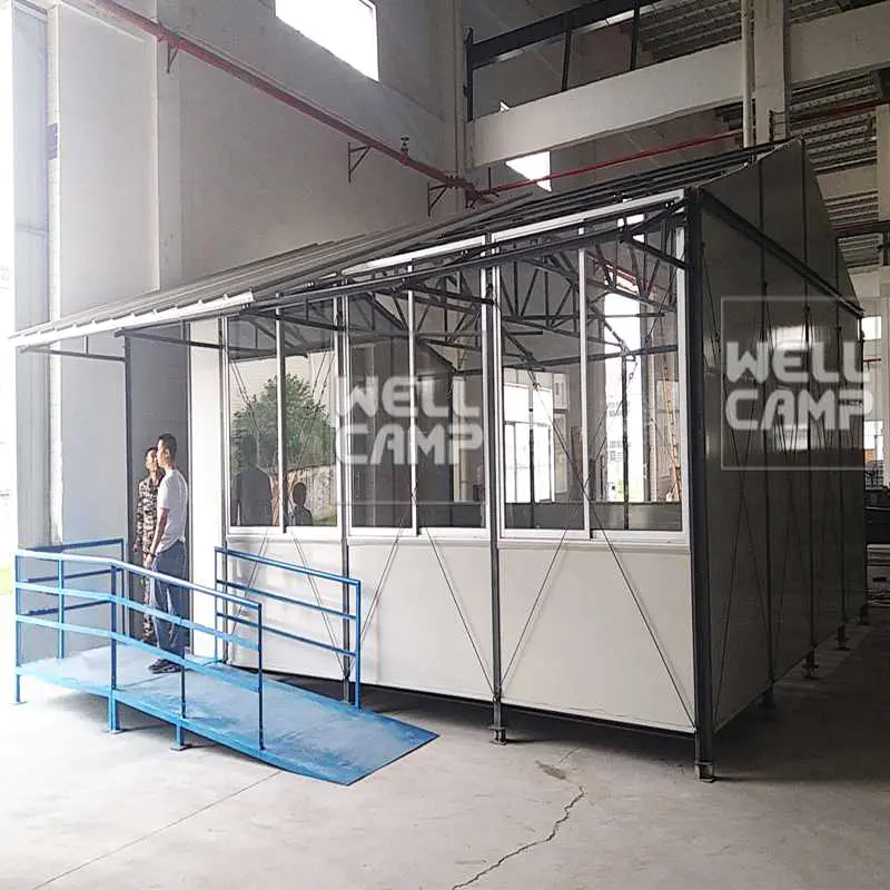 Prefabricated K House for Classrooms & Accommodation Custom Mobile Rooms Prefab House With Steel Base -K01