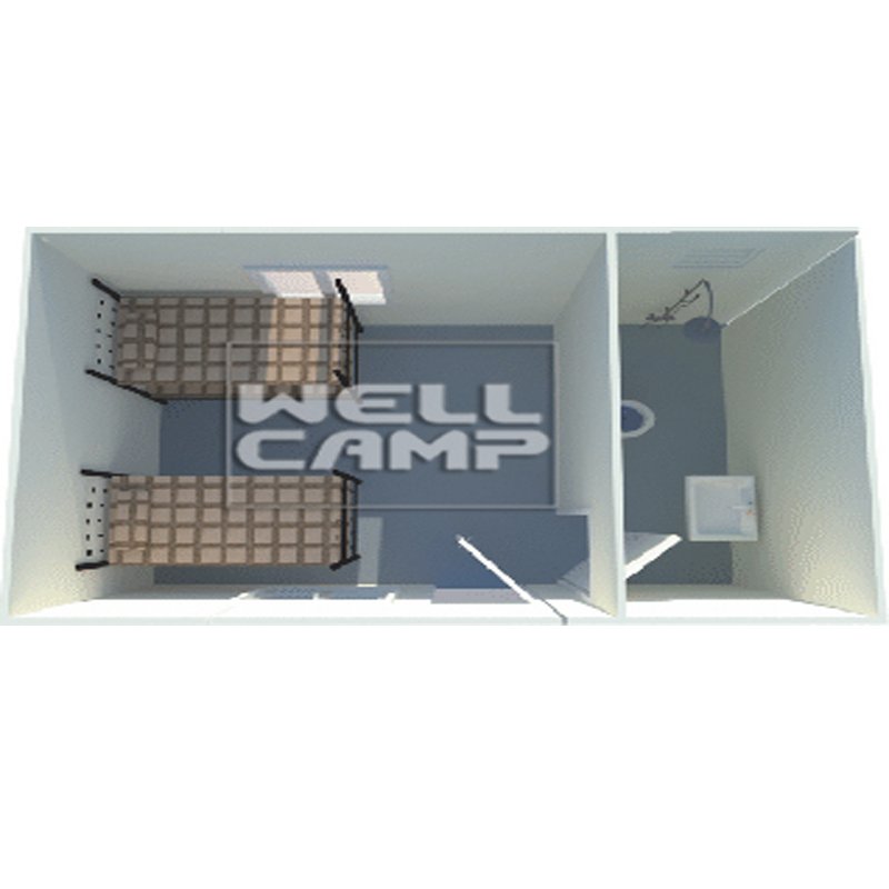WELLCAMP Wellcamp simple Sudan house EPS sandwich panel prefab living room & office--C01 Refugee Housing image41