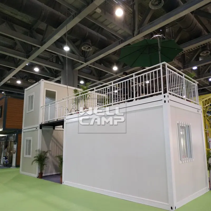prefab guard house New Design Prefabricated Flat Pack Sandwich Container House -P06 information