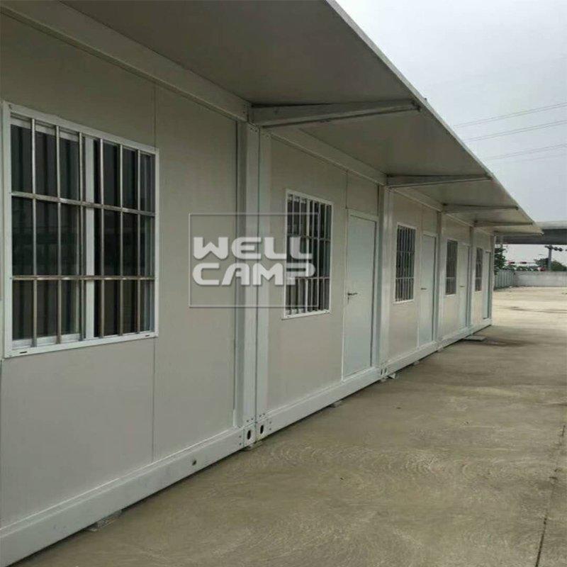 Modern Fireproof Sandwich Panel Flat Pack Container Toilet Prefabricated Small Homes Container Guest House