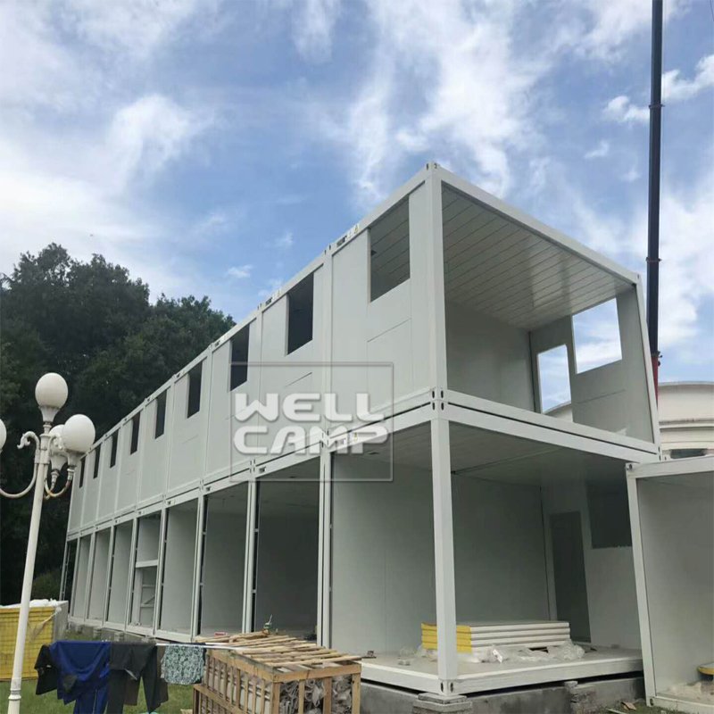 WELLCAMP The Newest Design Flat Pack Container Office with Electrical System -F16 Flat Pack Container House image2