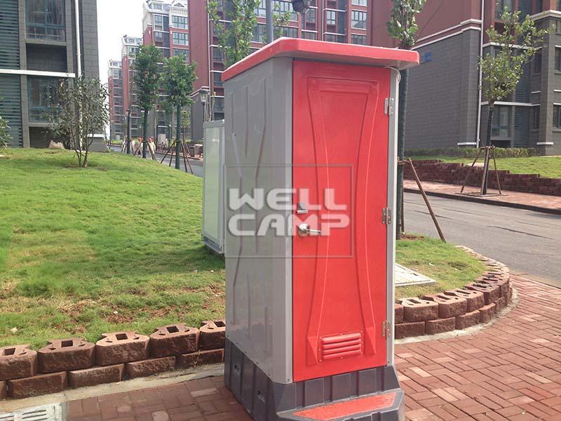 Wellcamp Easy Move HDPE Prefab Portable Toilet House Project In South America