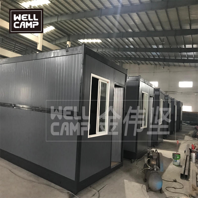 Folding container house in Germany modern prefab cabins China wellcamp prefab house