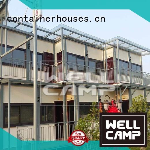 custom container homes ecofriendly two container villa levels WELLCAMP Brand