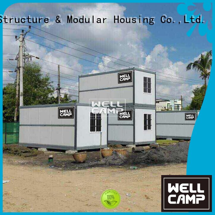 Custom solar foldable container worker WELLCAMP
